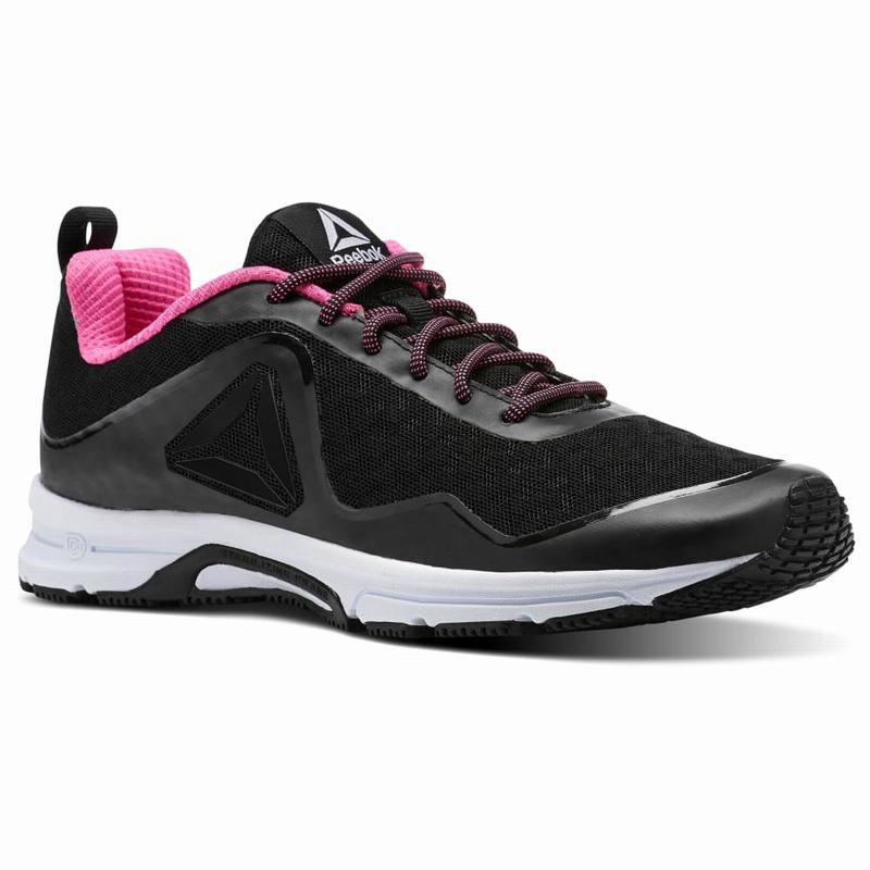 Tenisi Reebok Triplehall 7.0 Dama Negrii/Roz Romania DB1988NK